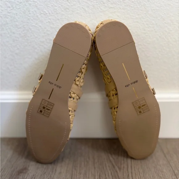 Dolce Vita Baylee Sunflower macrame flats ballet - Picture 6 of 8